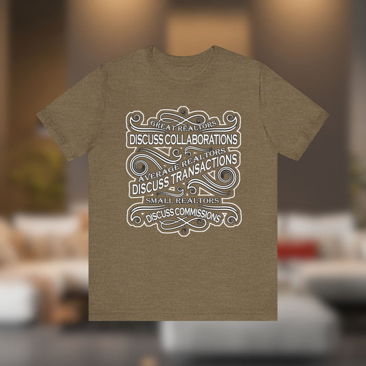 Collaborations. Transactions. Commissions. T-Shirt