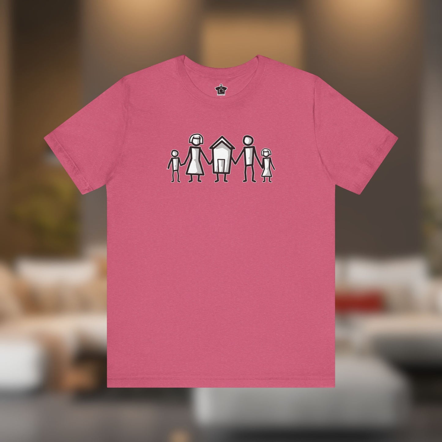 Home Is Where Family Begins" – Realtor T-Shirt