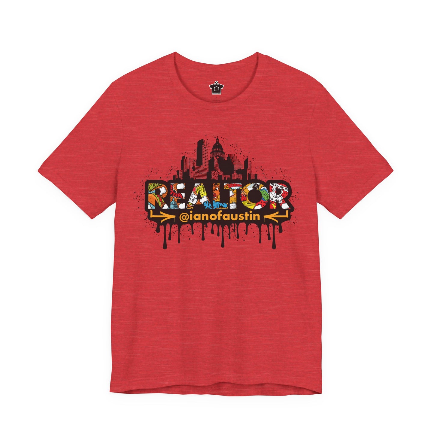 Austin Skyline Realtor Graffiti Tshirt | #ianofaustin
