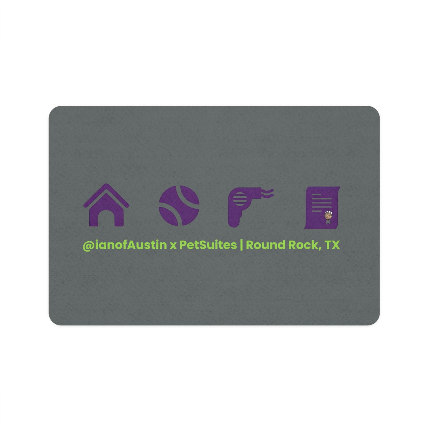 Our Services Pet Food Mat | @ianofAustin x PetSuites Round Rock