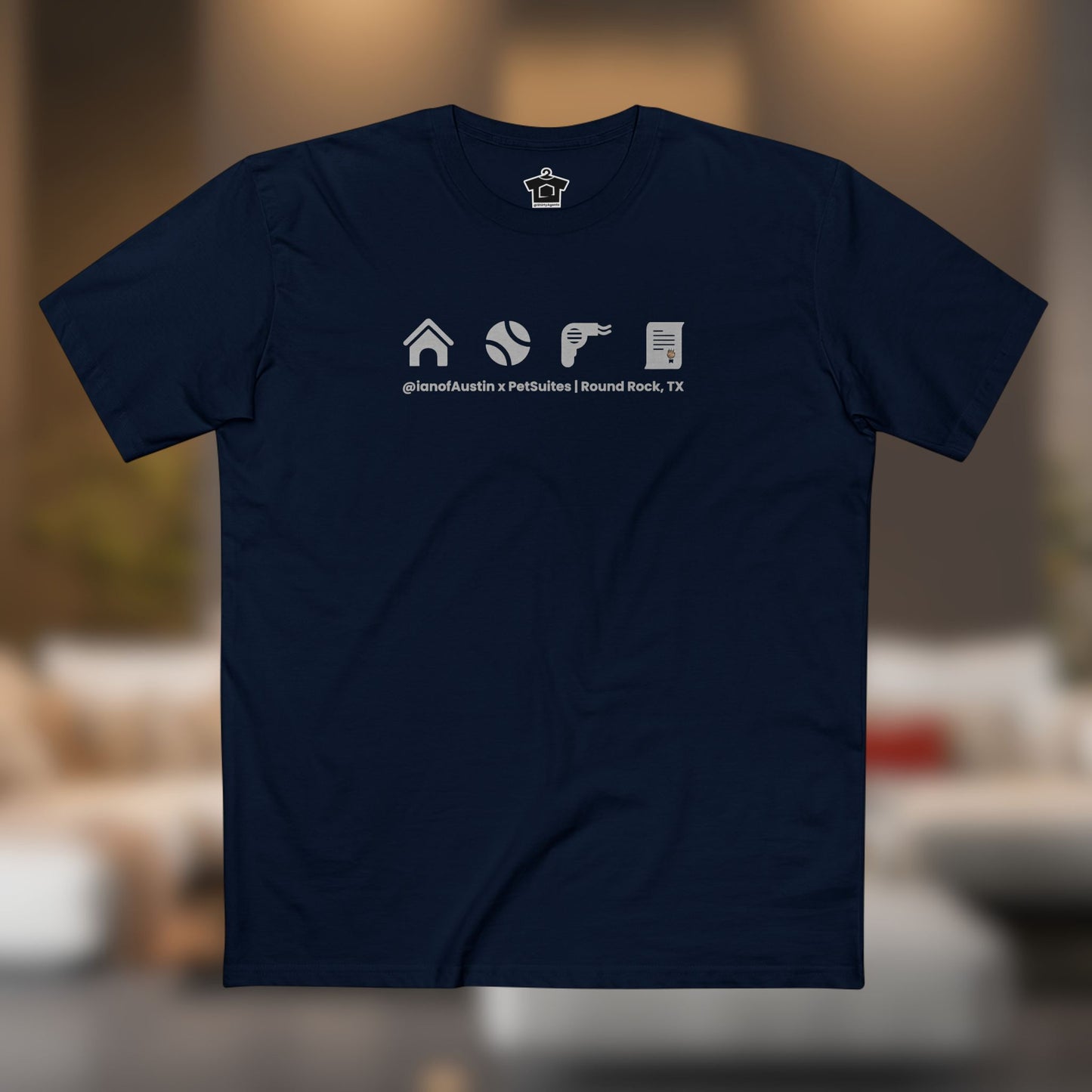 Our Services Icons Premium T-Shirt | @ianofAustin x PetSuites Round Rock