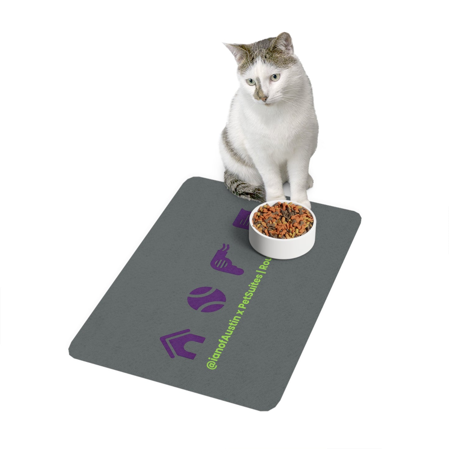 Our Services Pet Food Mat | @ianofAustin x PetSuites Round Rock