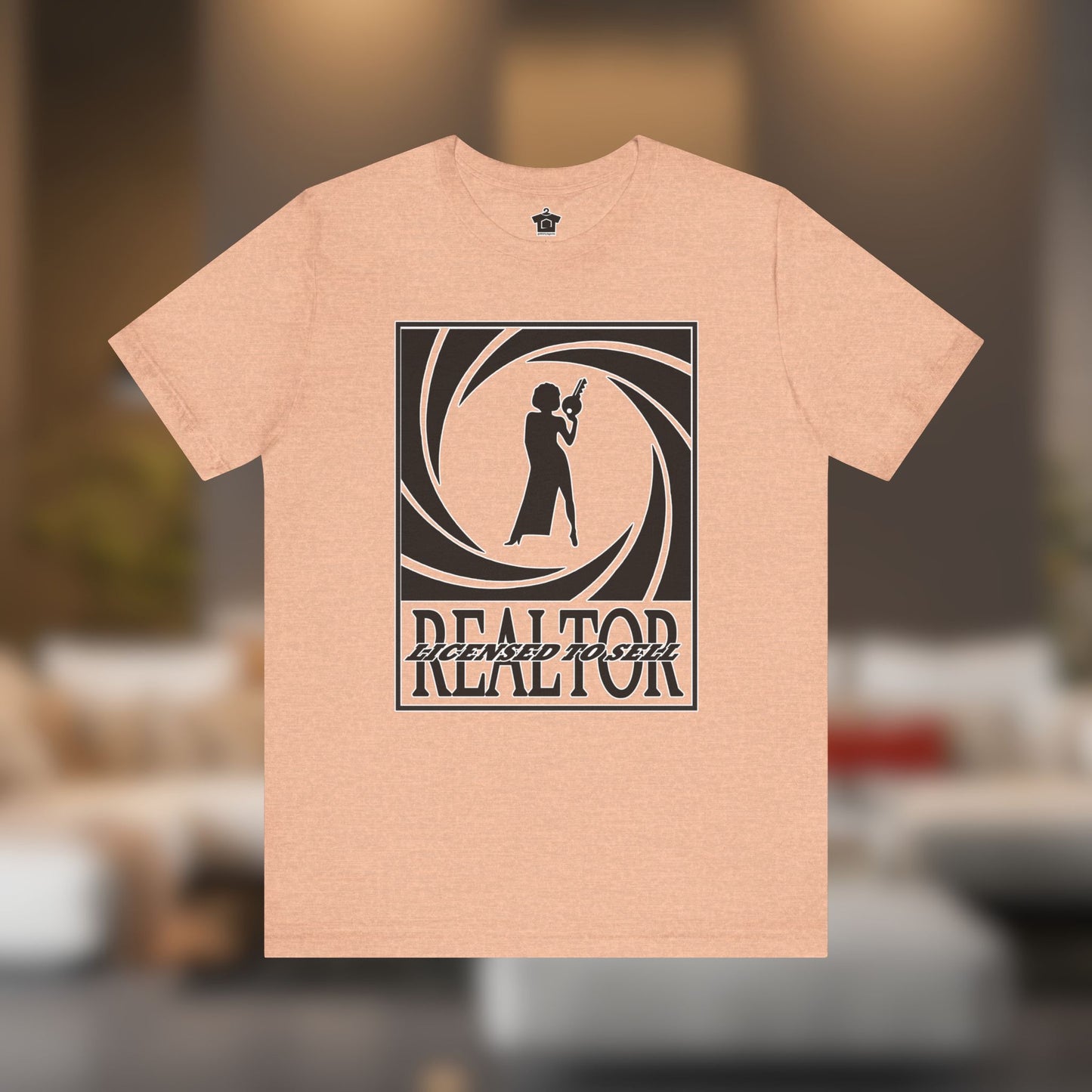 Realtor: Licensed to Sell – Woman with Key T-Shirt