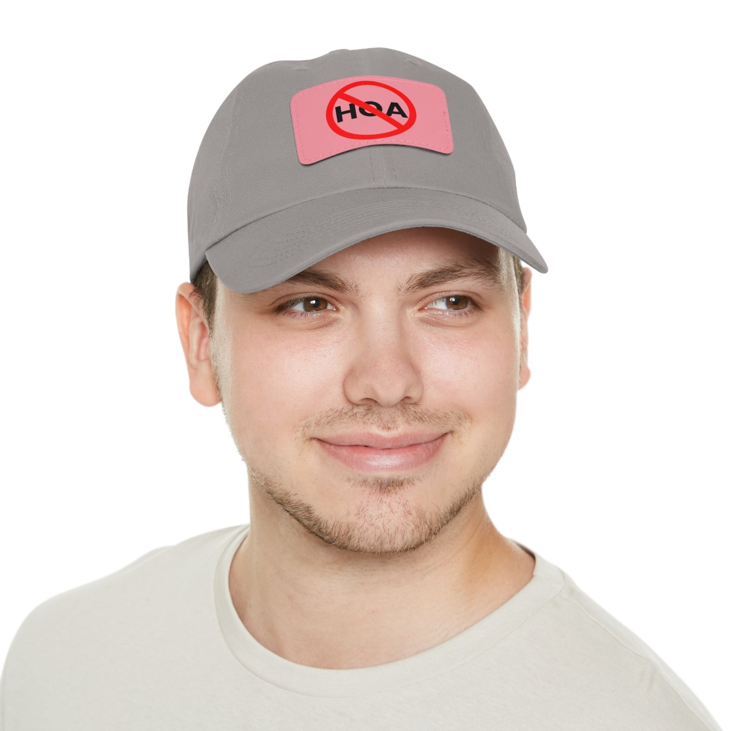 No HOA Hat with Leather Patch