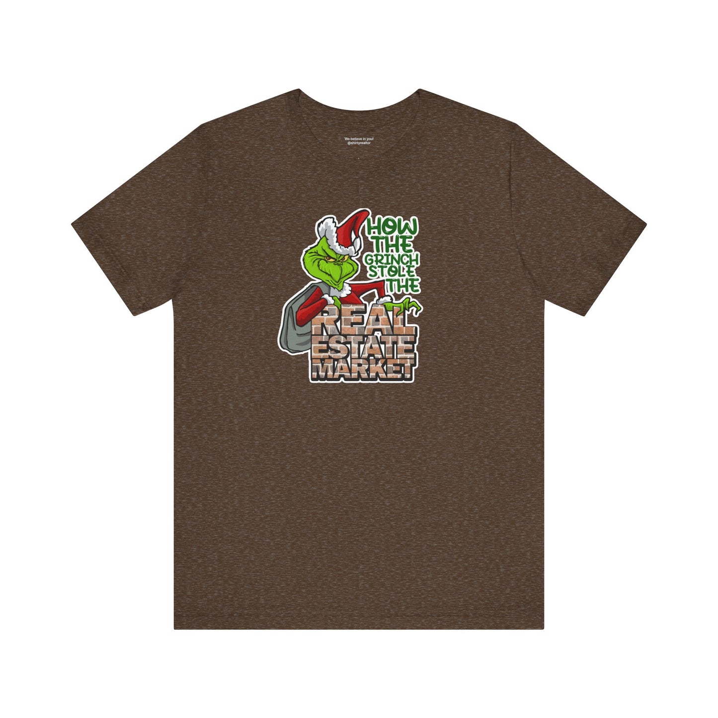 How The Grinch Stole The Real Estate Market – The Perfect Realtor® Holiday Tee