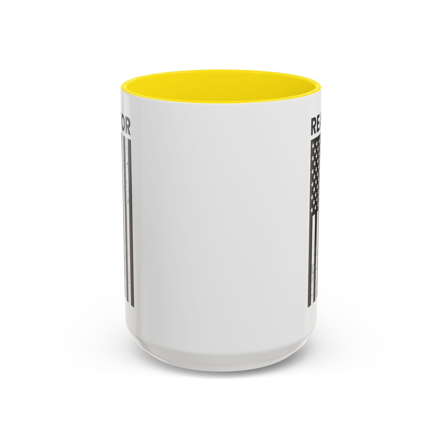 Realtor Black & White Distressed Flag Coffee Mug