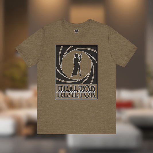 Realtor: Licensed to Sell – Woman with Key T-Shirt