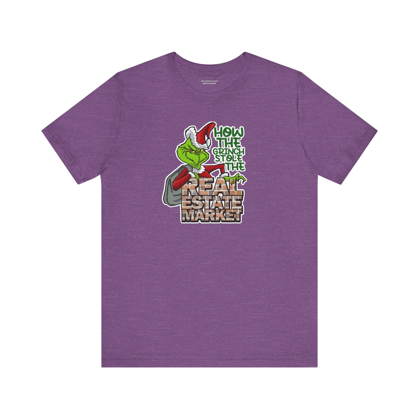 How The Grinch Stole The Real Estate Market – The Perfect Realtor® Holiday Tee