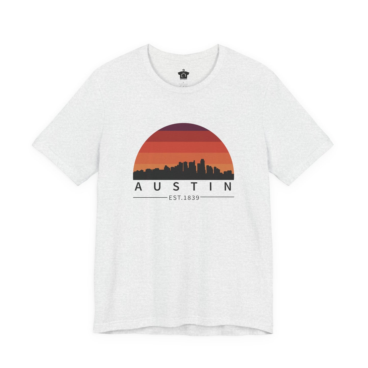 Austin Established Retro Sunset Tshirt