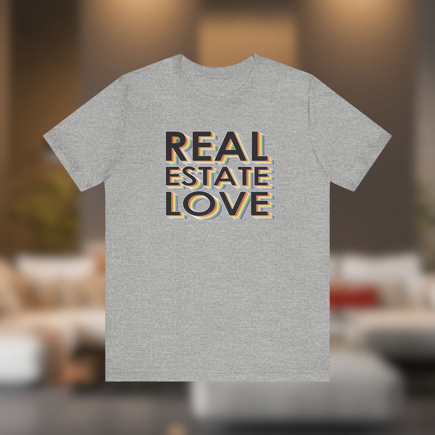 Real Estate Love Rainbow T-Shirt