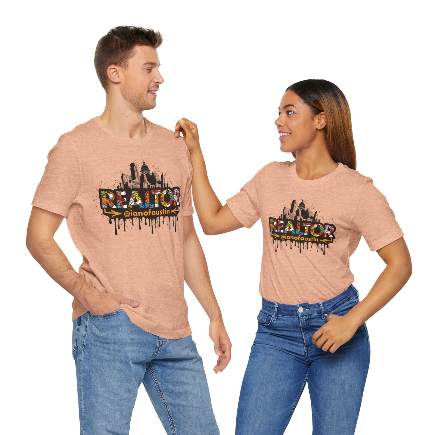 Austin Skyline Realtor Graffiti Tshirt | #ianofaustin