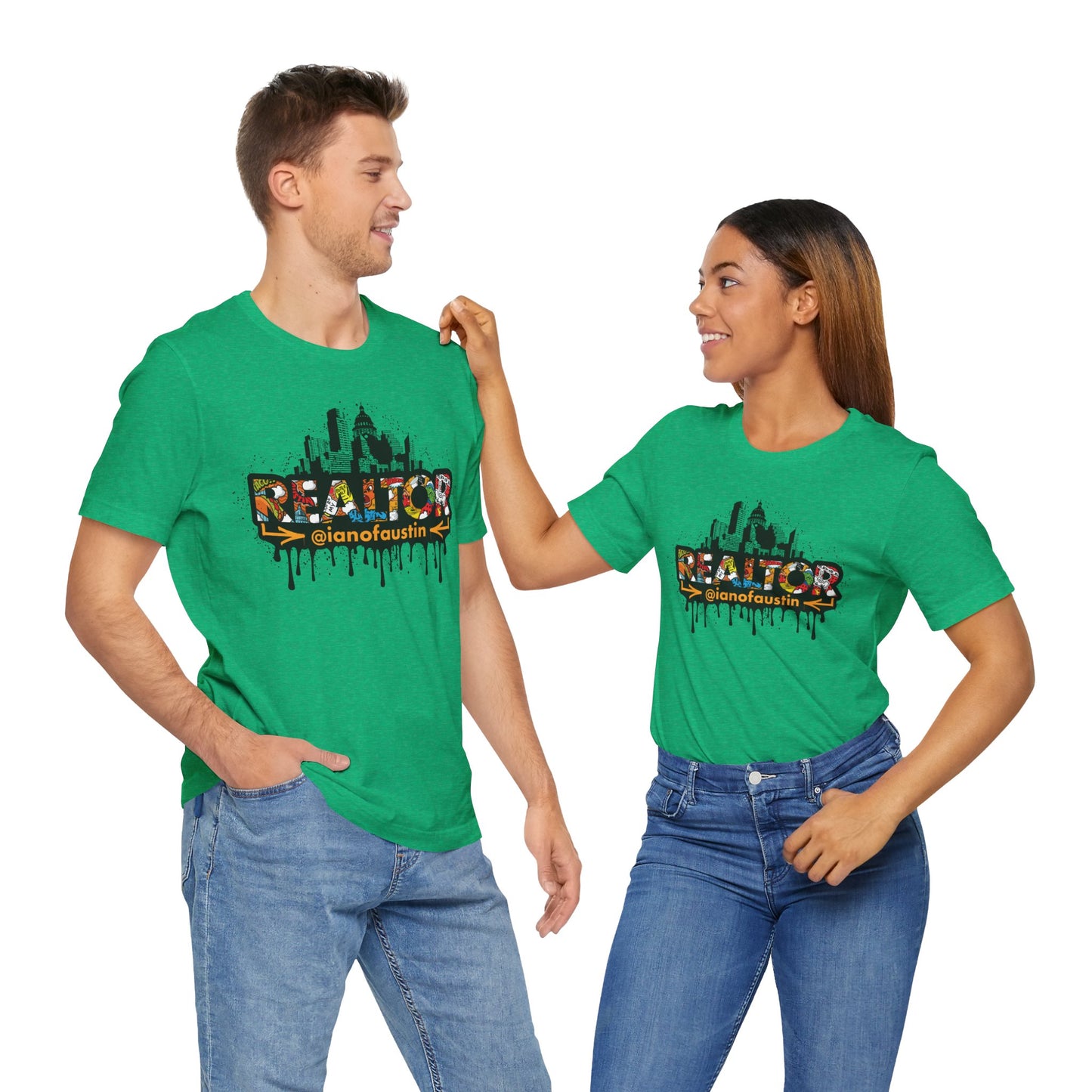Austin Skyline Realtor Graffiti Tshirt | #ianofaustin