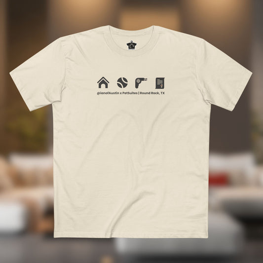 Our Services Icons Premium T-Shirt | @ianofAustin x PetSuites Round Rock