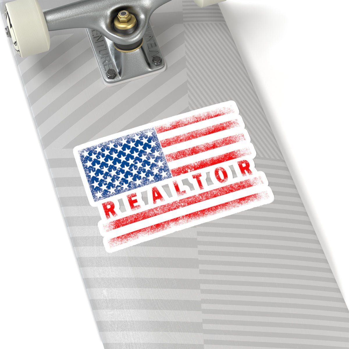 American Flag Realtor Sticker - Paper products | ShirtyAgents