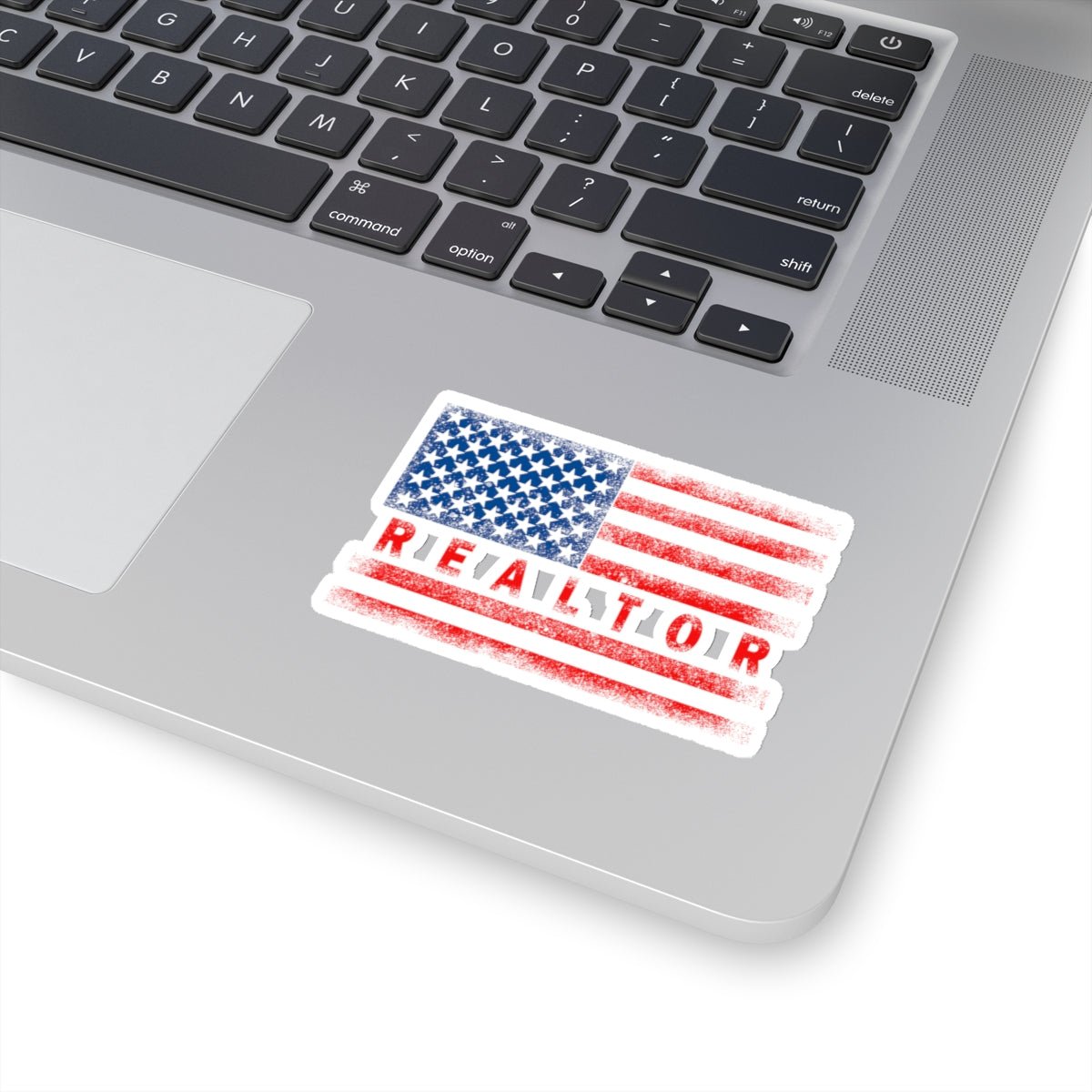 American Flag Realtor Sticker - Paper products | ShirtyAgents