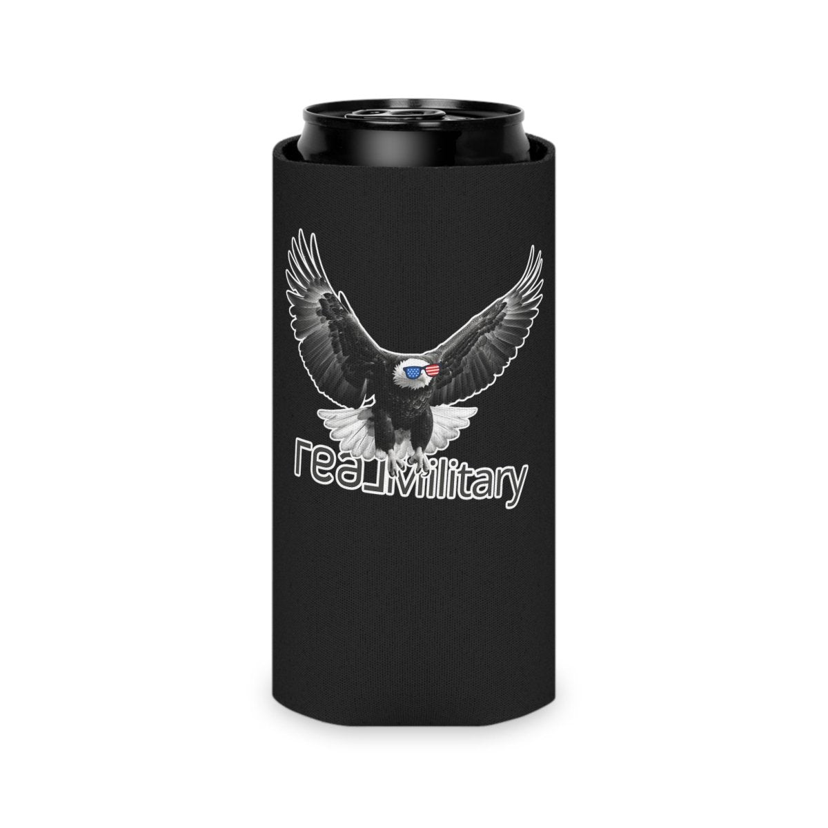 An All American Eagle REAL Military Can Cooler - Accessories | ShirtyAgents