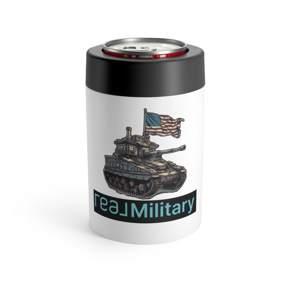 An American Tank REAL Military Can Koozie - Mug | ShirtyAgents