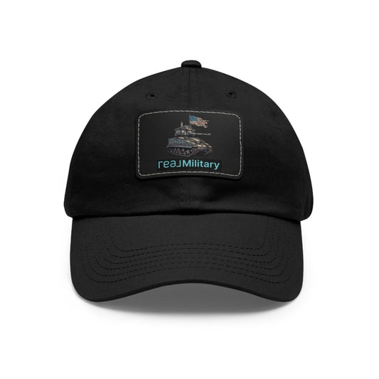 An American Tank REAL Military Hat with Leather Patch - Hats | ShirtyAgents