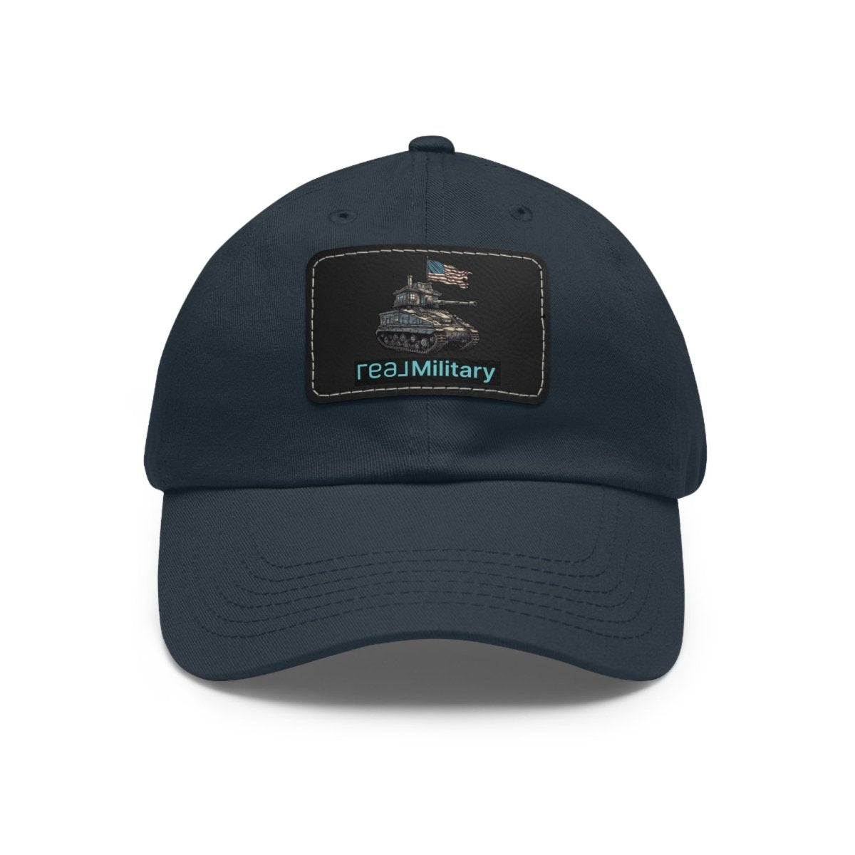 An American Tank REAL Military Hat with Leather Patch - Hats | ShirtyAgents