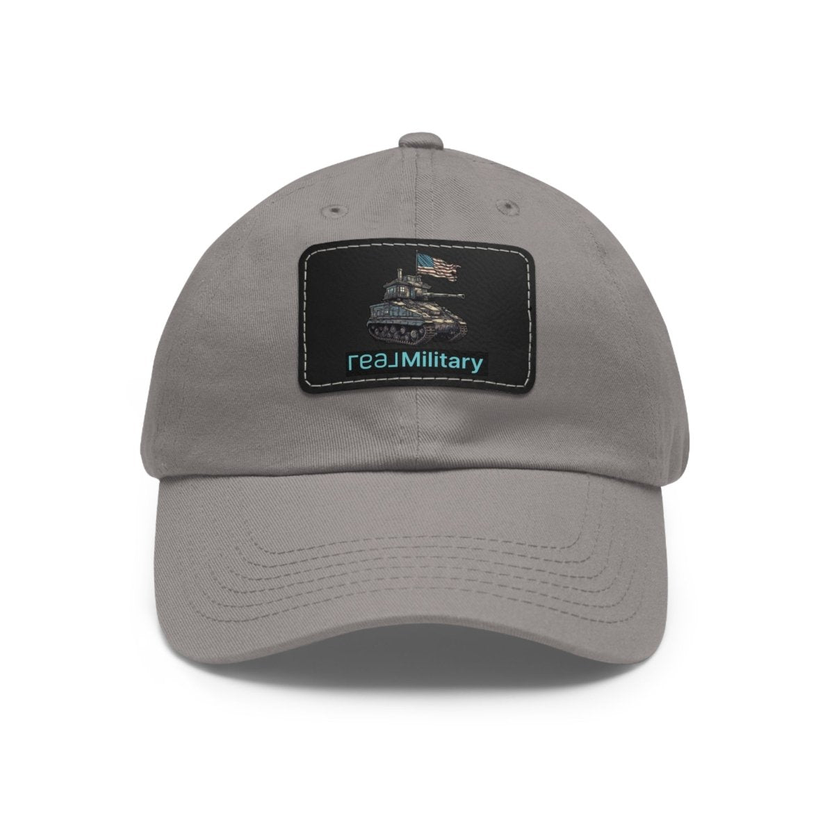 An American Tank REAL Military Hat with Leather Patch - Hats | ShirtyAgents