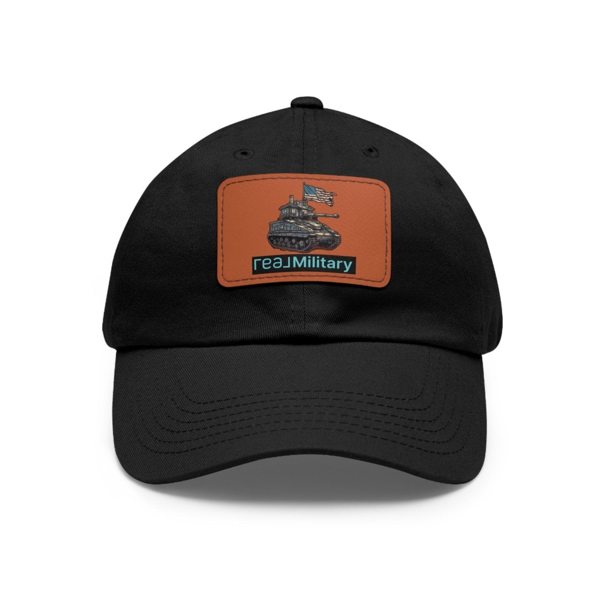 An American Tank REAL Military Hat with Leather Patch - Hats | ShirtyAgents