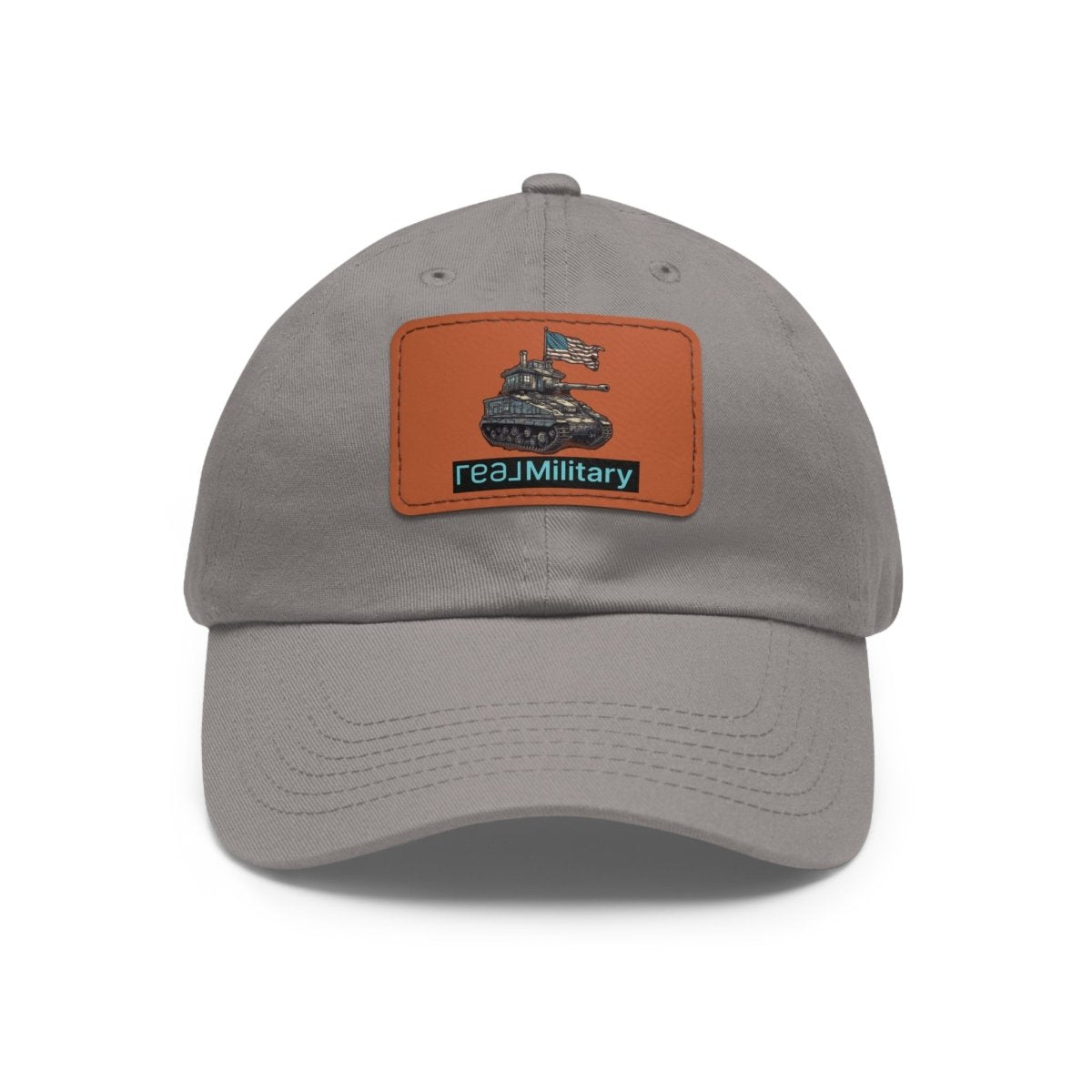 An American Tank REAL Military Hat with Leather Patch - Hats | ShirtyAgents