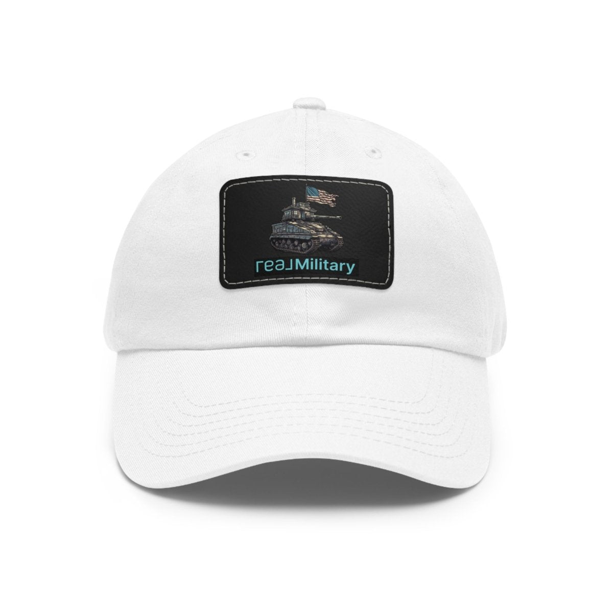 An American Tank REAL Military Hat with Leather Patch - Hats | ShirtyAgents