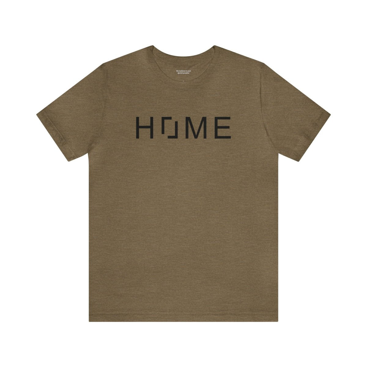 At Home With REAL Black - T-Shirt | ShirtyAgents