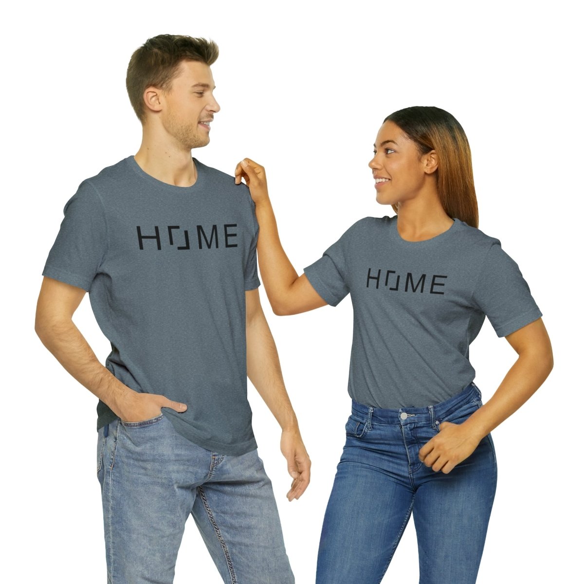 At Home With REAL Black - T-Shirt | ShirtyAgents