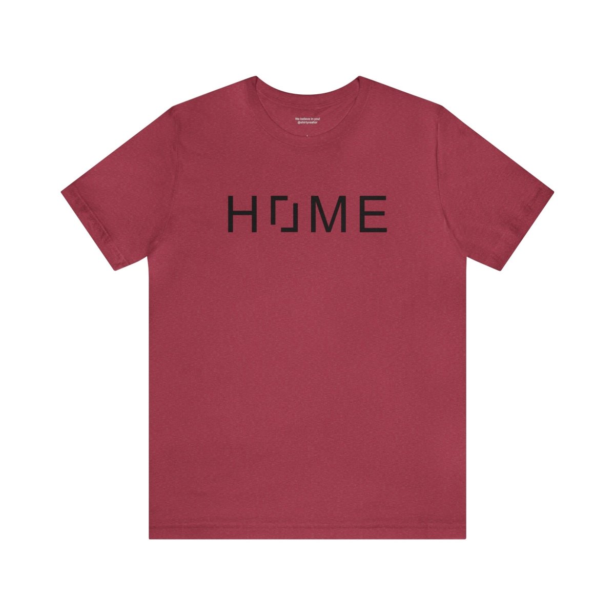 At Home With REAL Black - T-Shirt | ShirtyAgents