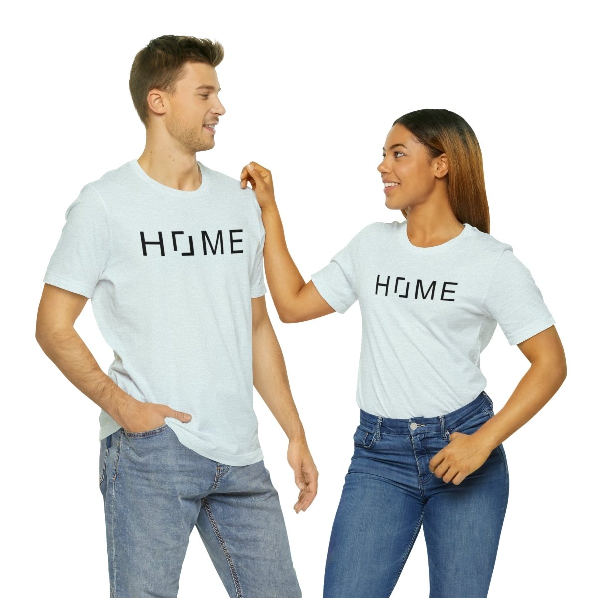 At Home With REAL Black - T-Shirt | ShirtyAgents