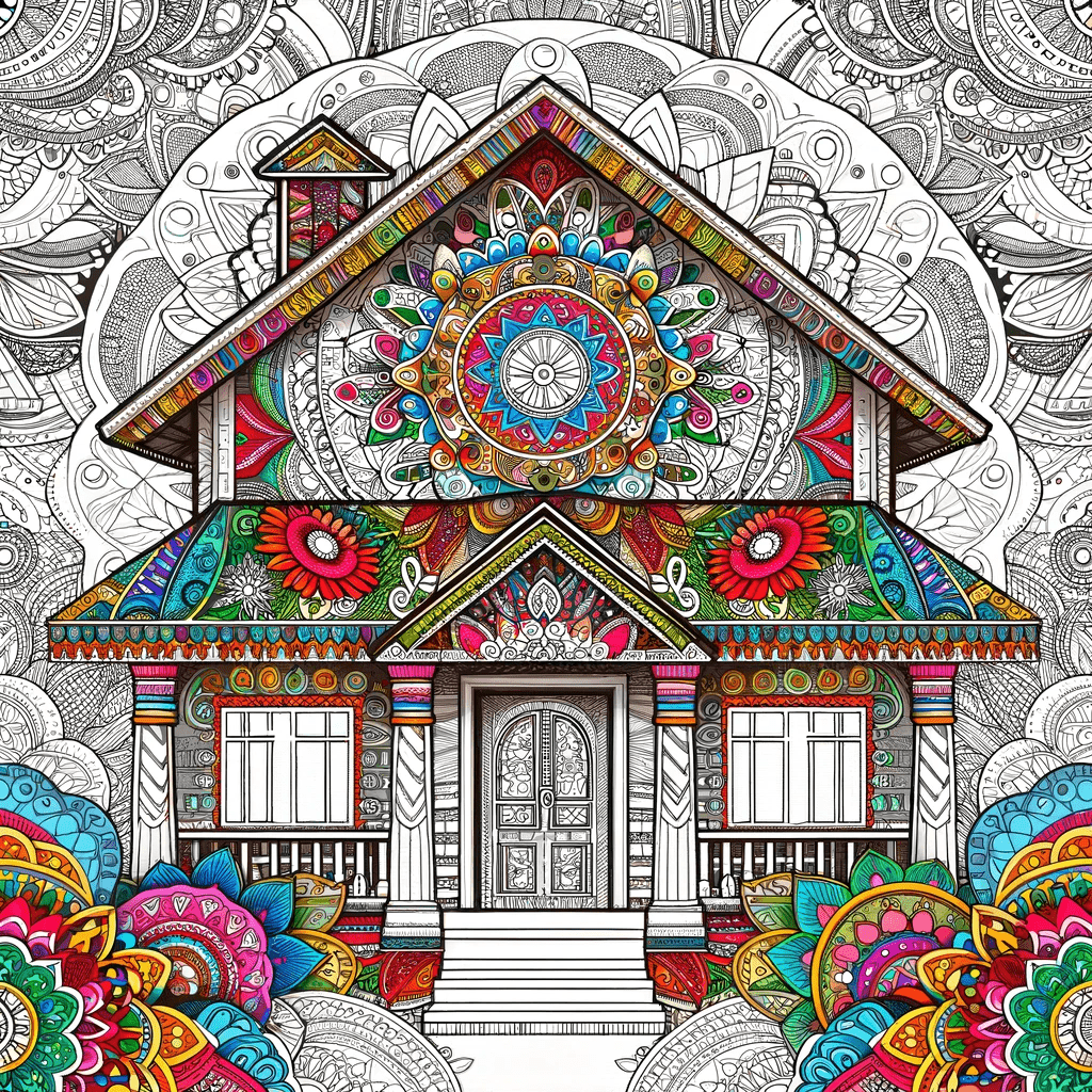 Colorful: Real Estate Mandala House Styles - | ShirtyAgents