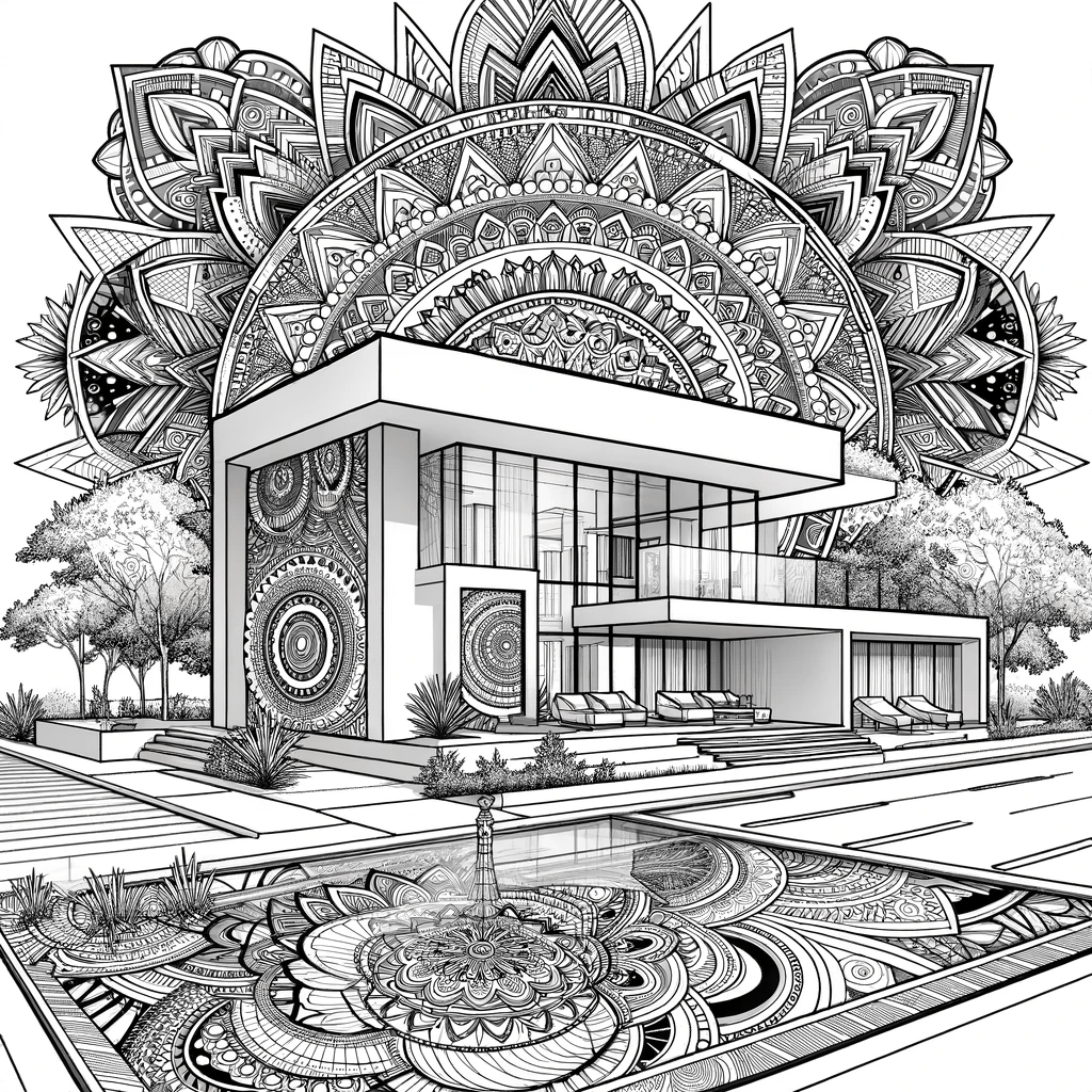 Colorful: Real Estate Mandala House Styles - | ShirtyAgents