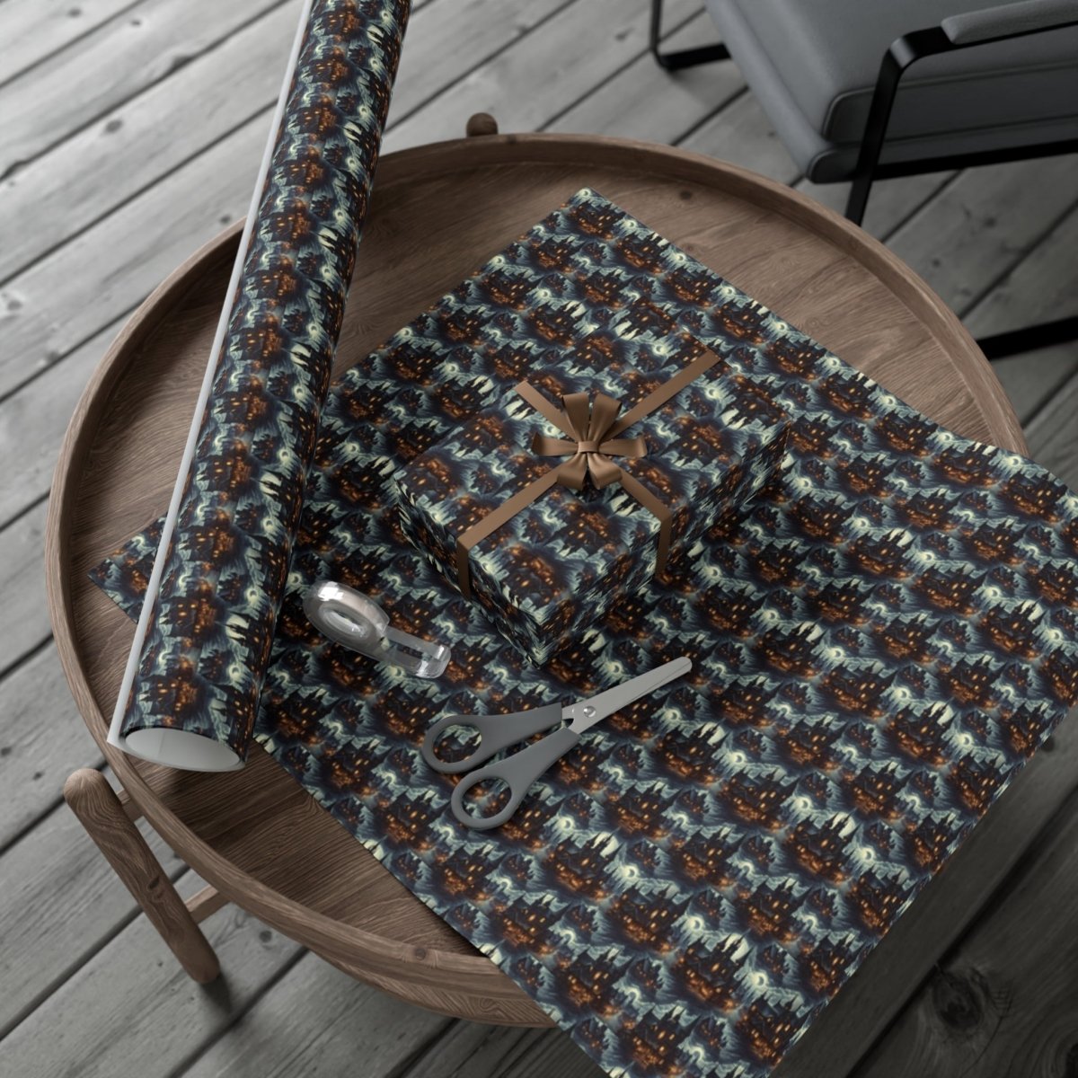 Diablo Game Style Neighborhood Gift Wrap - Home Decor | ShirtyAgents