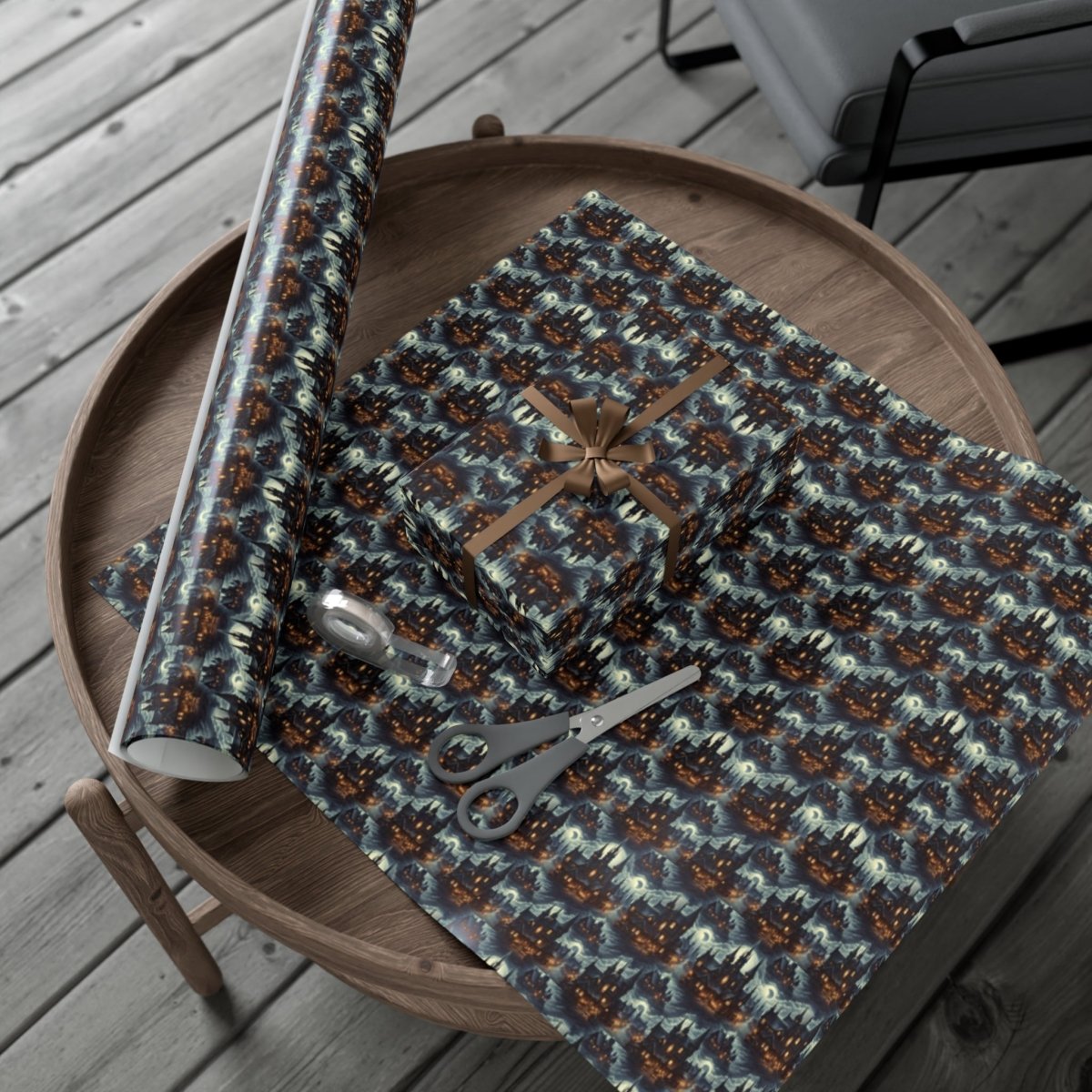 Diablo Game Style Neighborhood Gift Wrap - Home Decor | ShirtyAgents