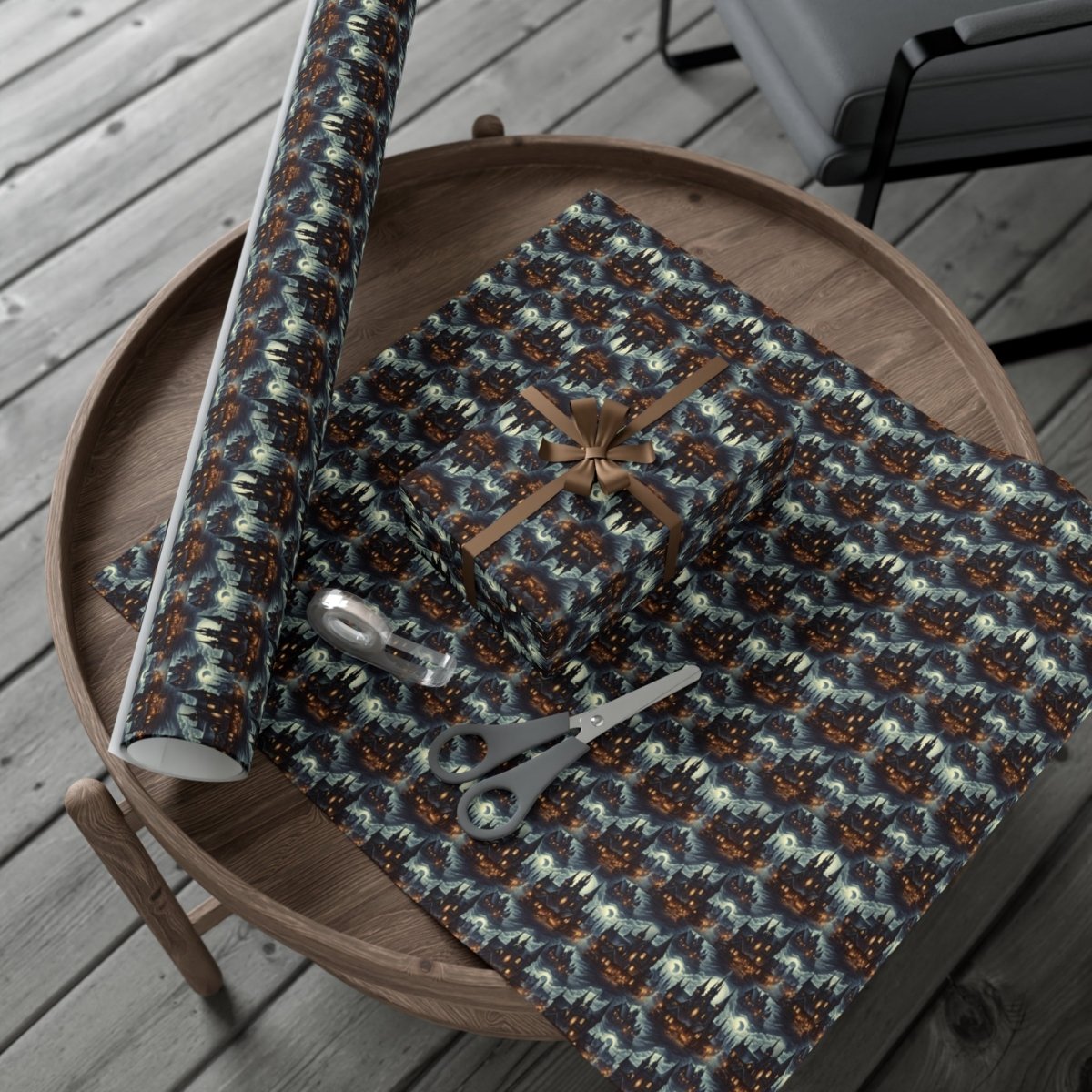 Diablo Game Style Neighborhood Gift Wrap - Home Decor | ShirtyAgents