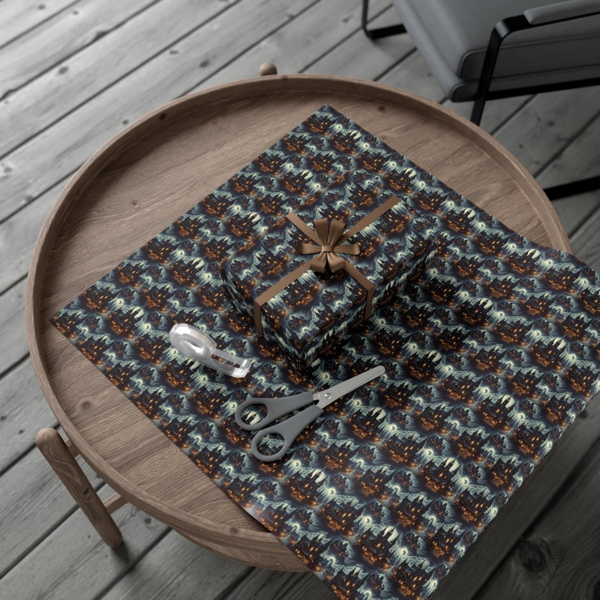Diablo Game Style Neighborhood Gift Wrap - Home Decor | ShirtyAgents