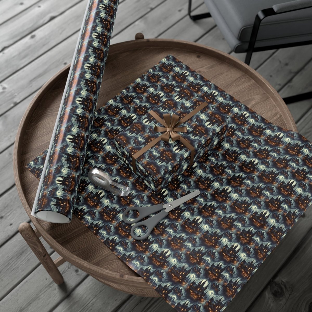 Diablo Game Style Neighborhood Gift Wrap - Home Decor | ShirtyAgents