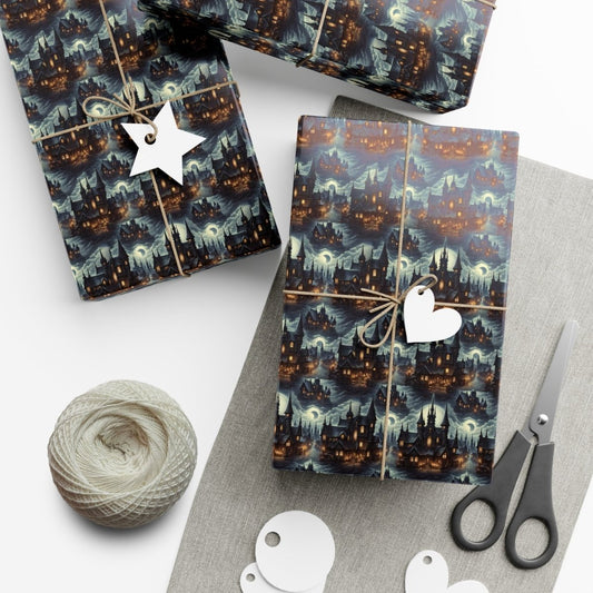 Diablo Game Style Neighborhood Gift Wrap - Home Decor | ShirtyAgents