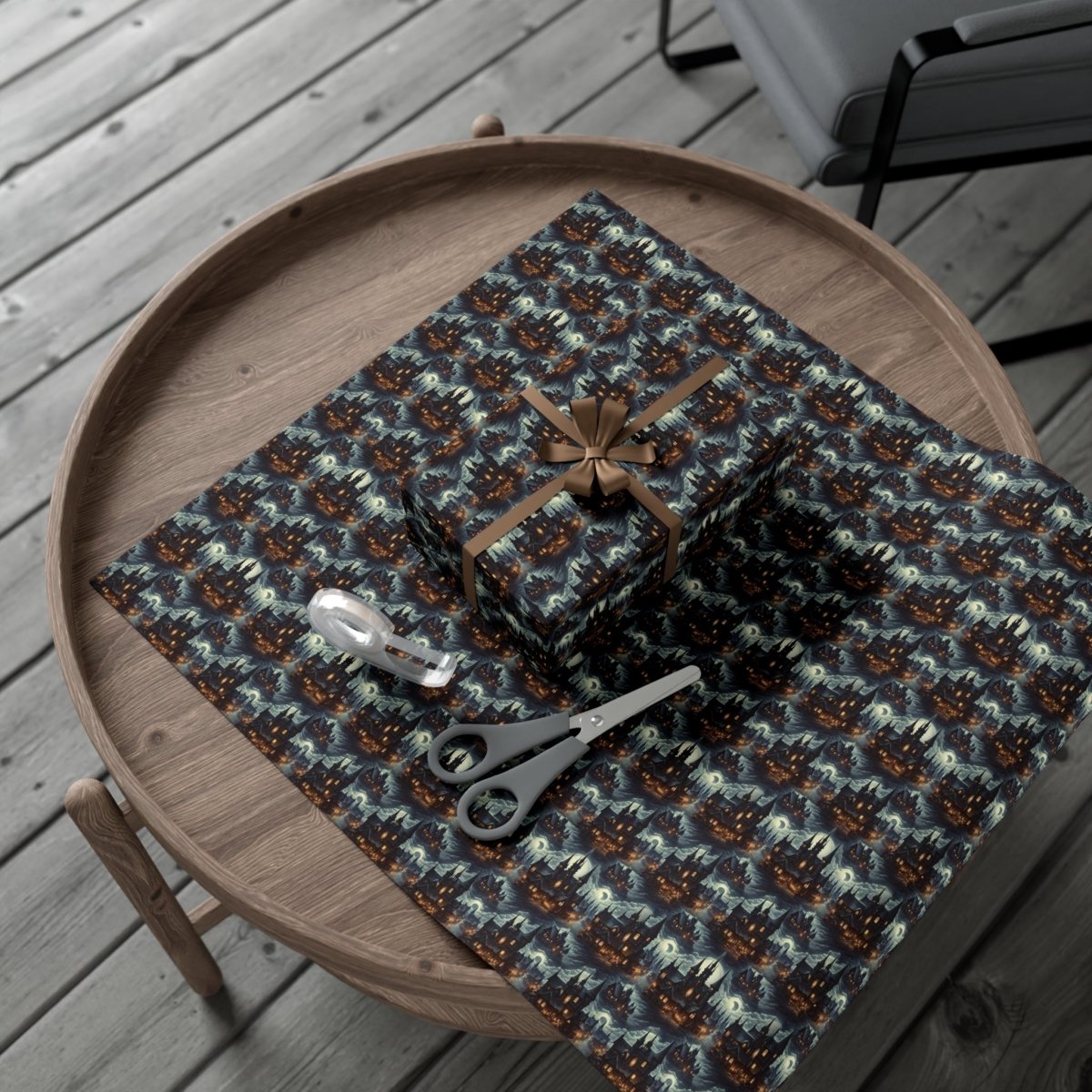 Diablo Game Style Neighborhood Gift Wrap - Home Decor | ShirtyAgents