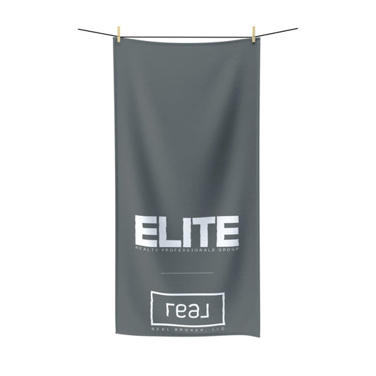 Elite Realty Professionals Group Polycotton Beach Towel | Listing Dream Team Gray - Home Decor | ShirtyAgents