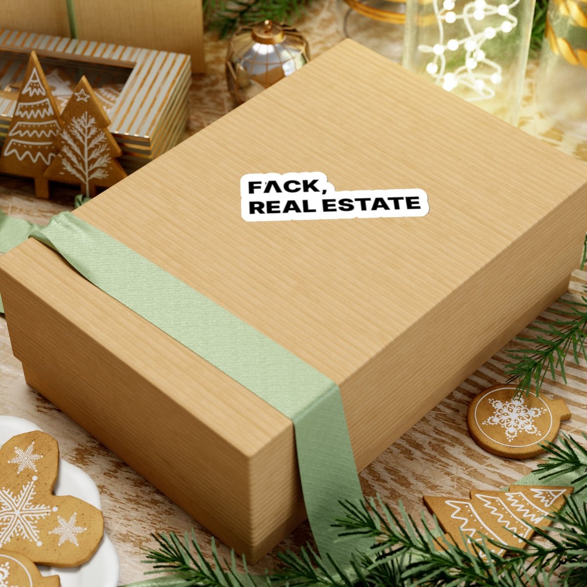FACK Real Estate Sticker - Paper products | ShirtyAgents
