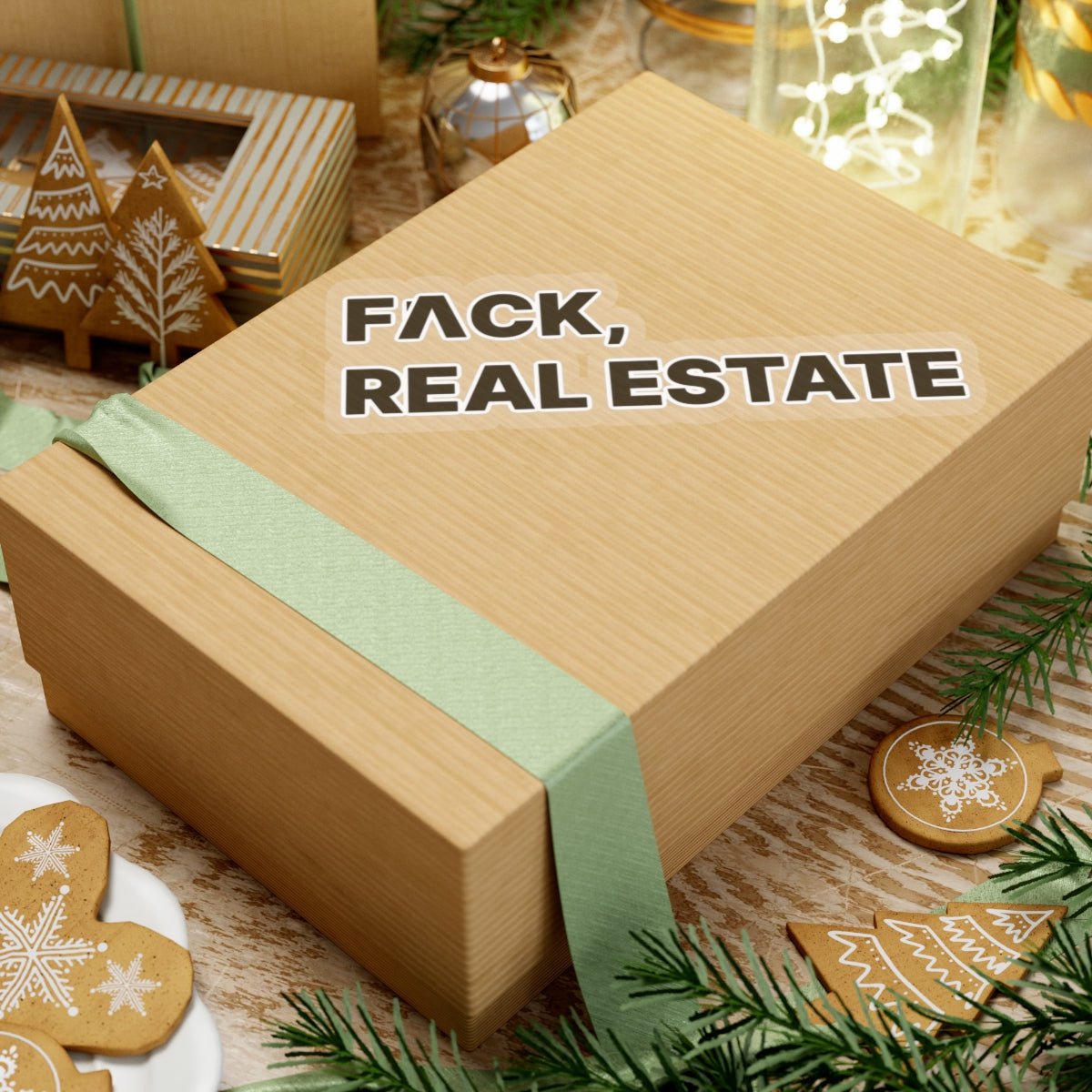FACK Real Estate Sticker - Paper products | ShirtyAgents