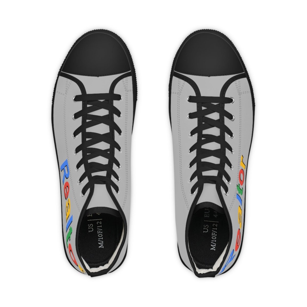 Google Realtor Men's High Top Sneakers - Shoes | ShirtyAgents