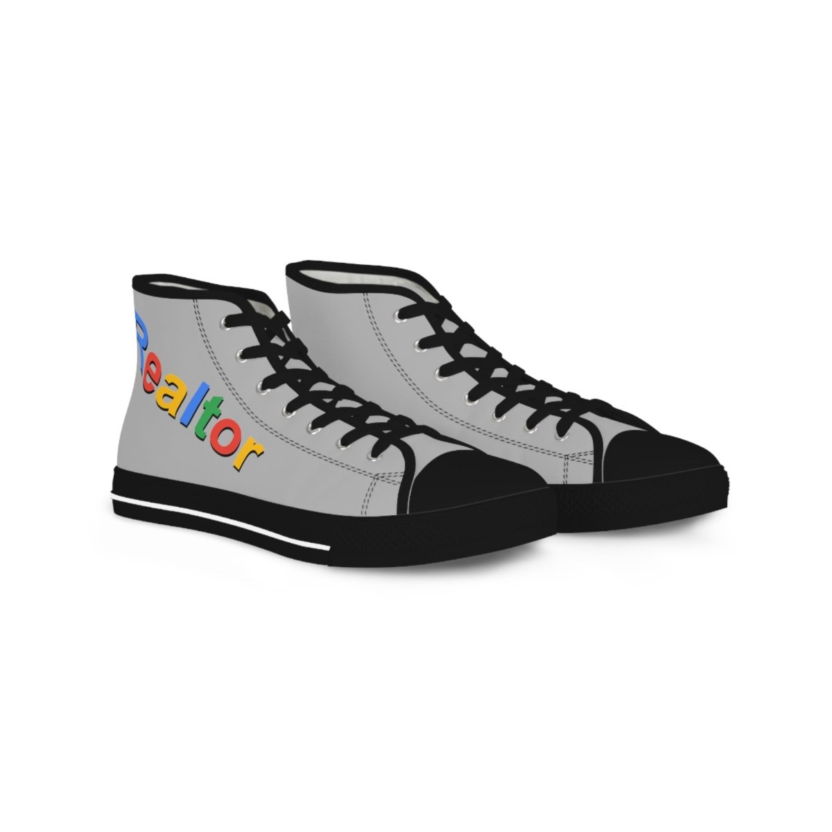 Google Realtor Men's High Top Sneakers - Shoes | ShirtyAgents