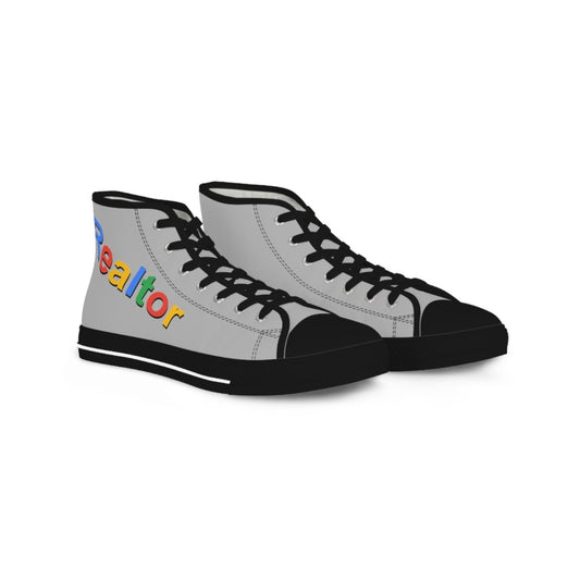 Google Realtor Men's High Top Sneakers - Shoes | ShirtyAgents