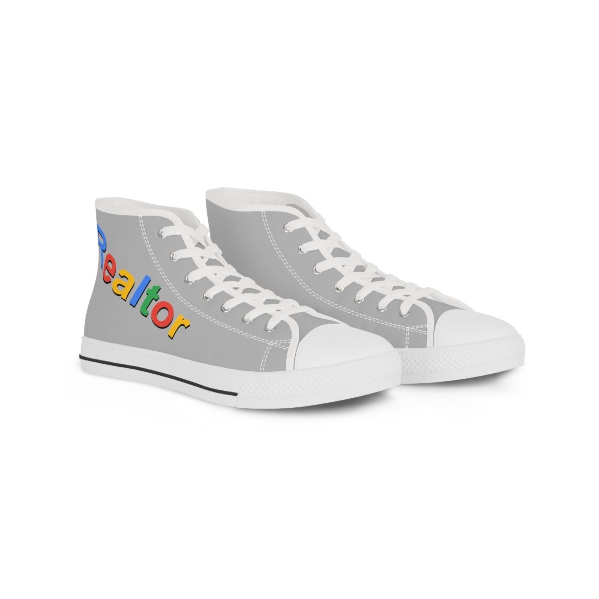 Google Realtor Men's High Top Sneakers - Shoes | ShirtyAgents