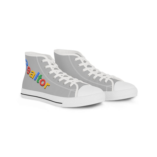 Google Realtor Men's High Top Sneakers - Shoes | ShirtyAgents