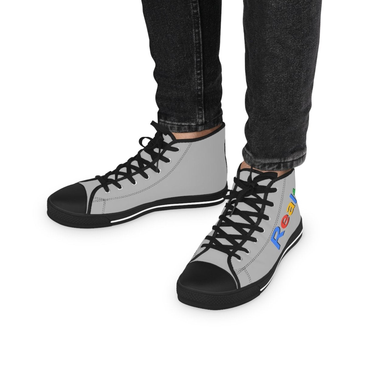 Google Realtor Men's High Top Sneakers - Shoes | ShirtyAgents