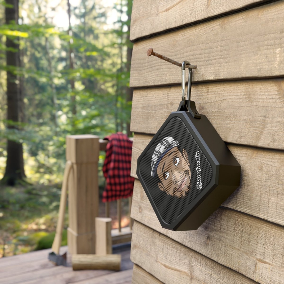 Head Logo Outdoor Bluetooth Speaker #ianofaustin - Accessories | ShirtyAgents
